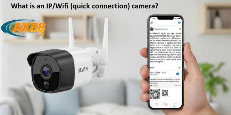 Camera IP/Wifi kết nối nhanh đặt trong phòng khách gia đình
