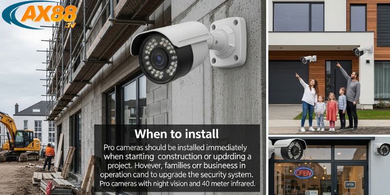 Camera Pro – Giải pháp giám sát an ninh chuyên nghiệp, chống trộm hiệu quả 4 AX88 pro quan sát ban đêm với hồng ngoại 40 mét