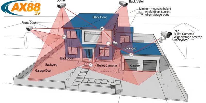Kinh nghiệm dùng camera an ninh hiệu quả và an toàn cho gia đình, doanh nghiệp 3 Vị trí lắp đặt chuẩn giúp phát huy tối đa hiệu quả camera an ninh
