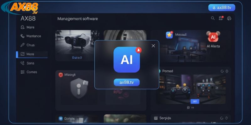 Phần mềm quản lý tích hợp giải trí của AX88